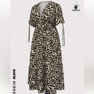 Leopard print NWT dress/coverup